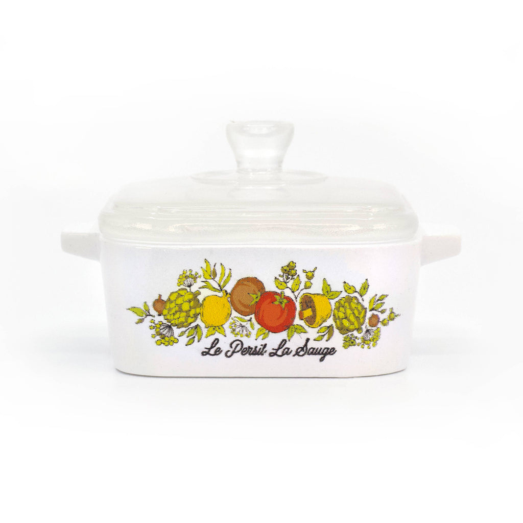 Spice of Life CorningWare Style Mini Resin Dish Trinket Box