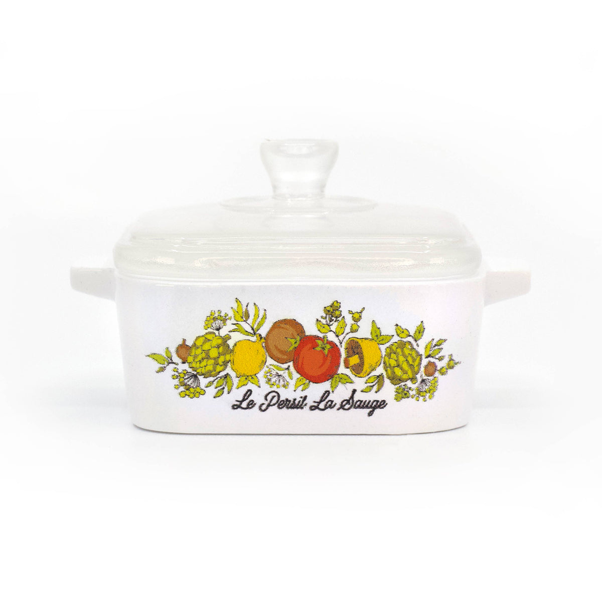 Spice of Life CorningWare Style Mini Resin Dish Trinket Box