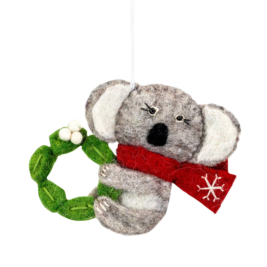 Snowflake Koala Ornament | A Little Winter Wonder
