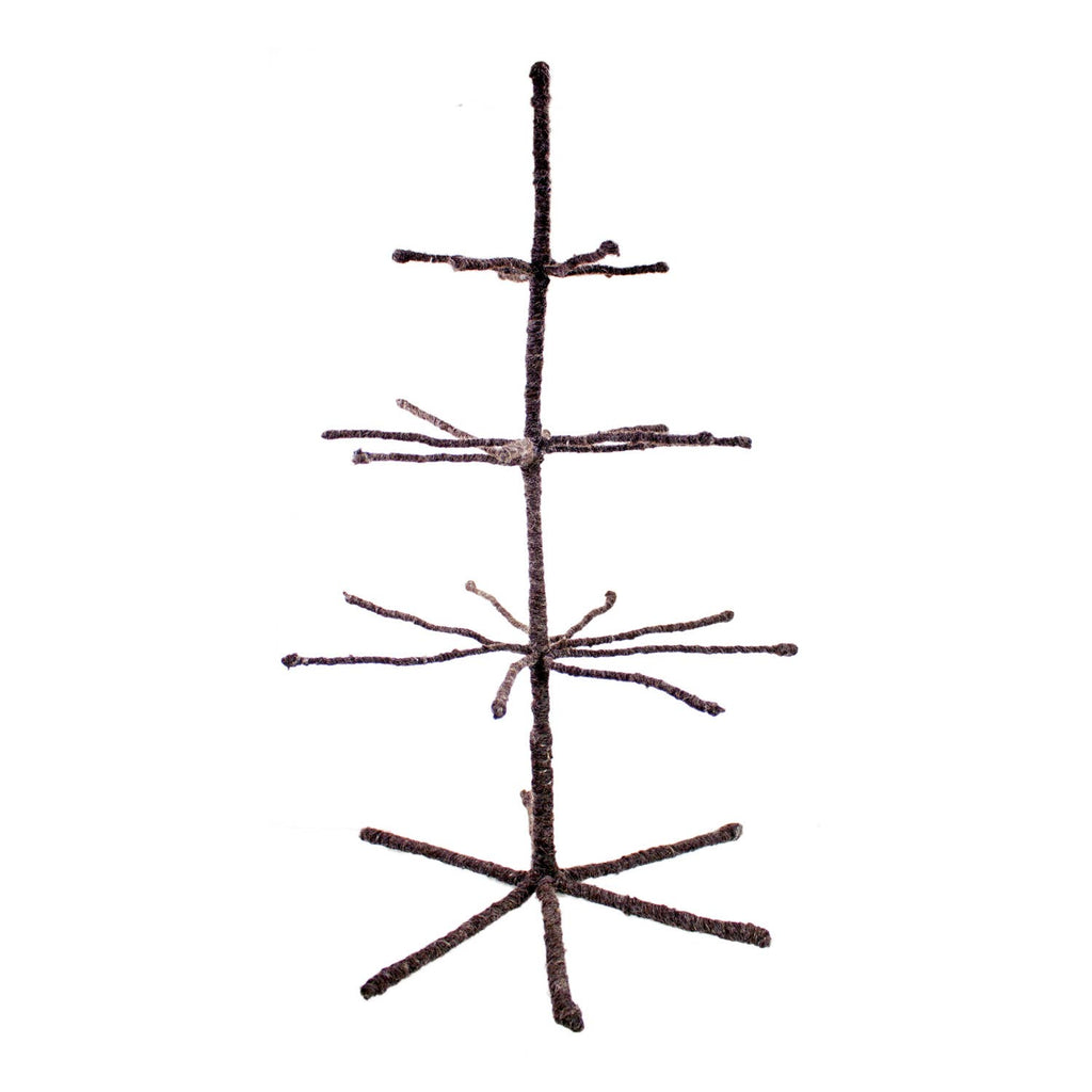 Woodland Woolie Ornament Display Tree - Brown, 24" Holiday