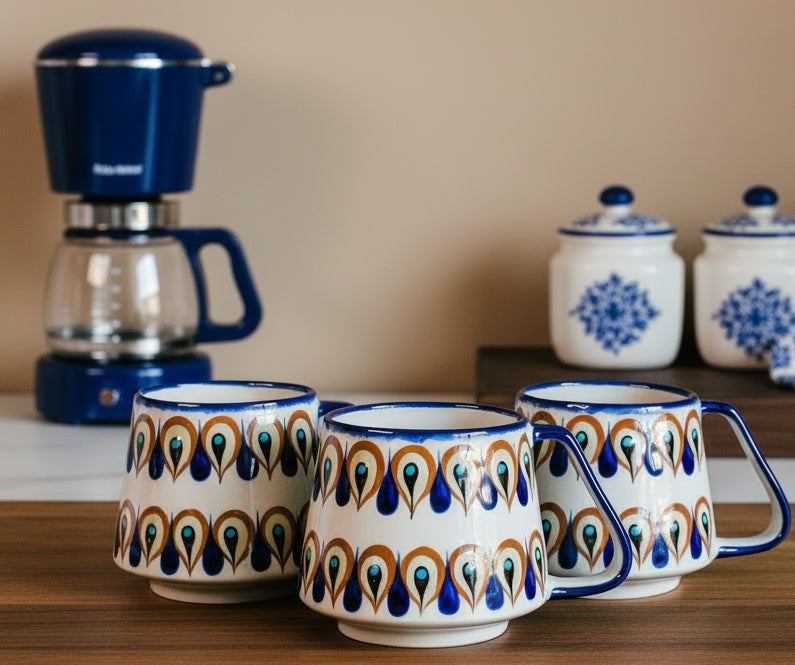 White San Antonio Palopo Ceramic Mug