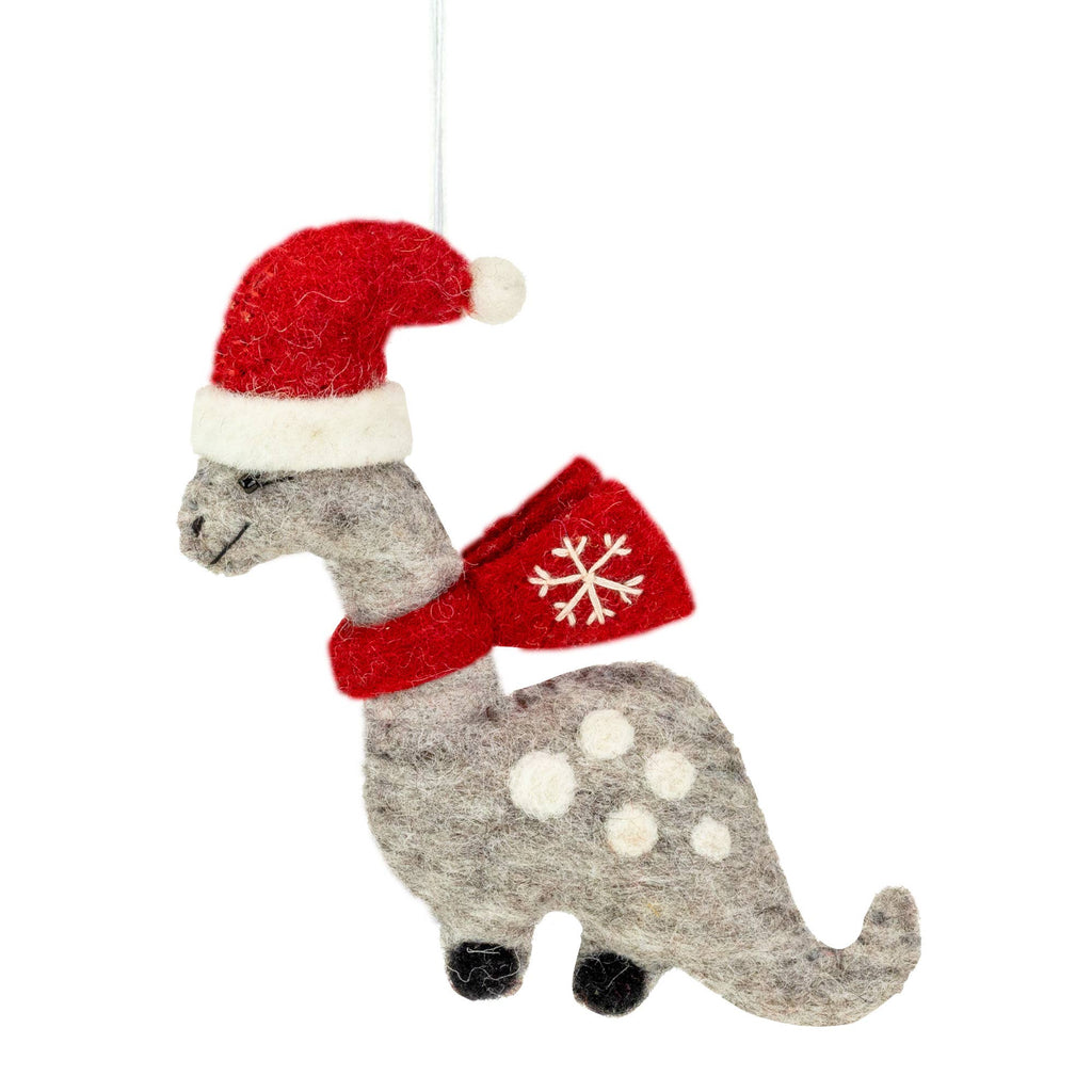 Snowflake Dinosaur Ornament | A Little Prehistoric Cheer