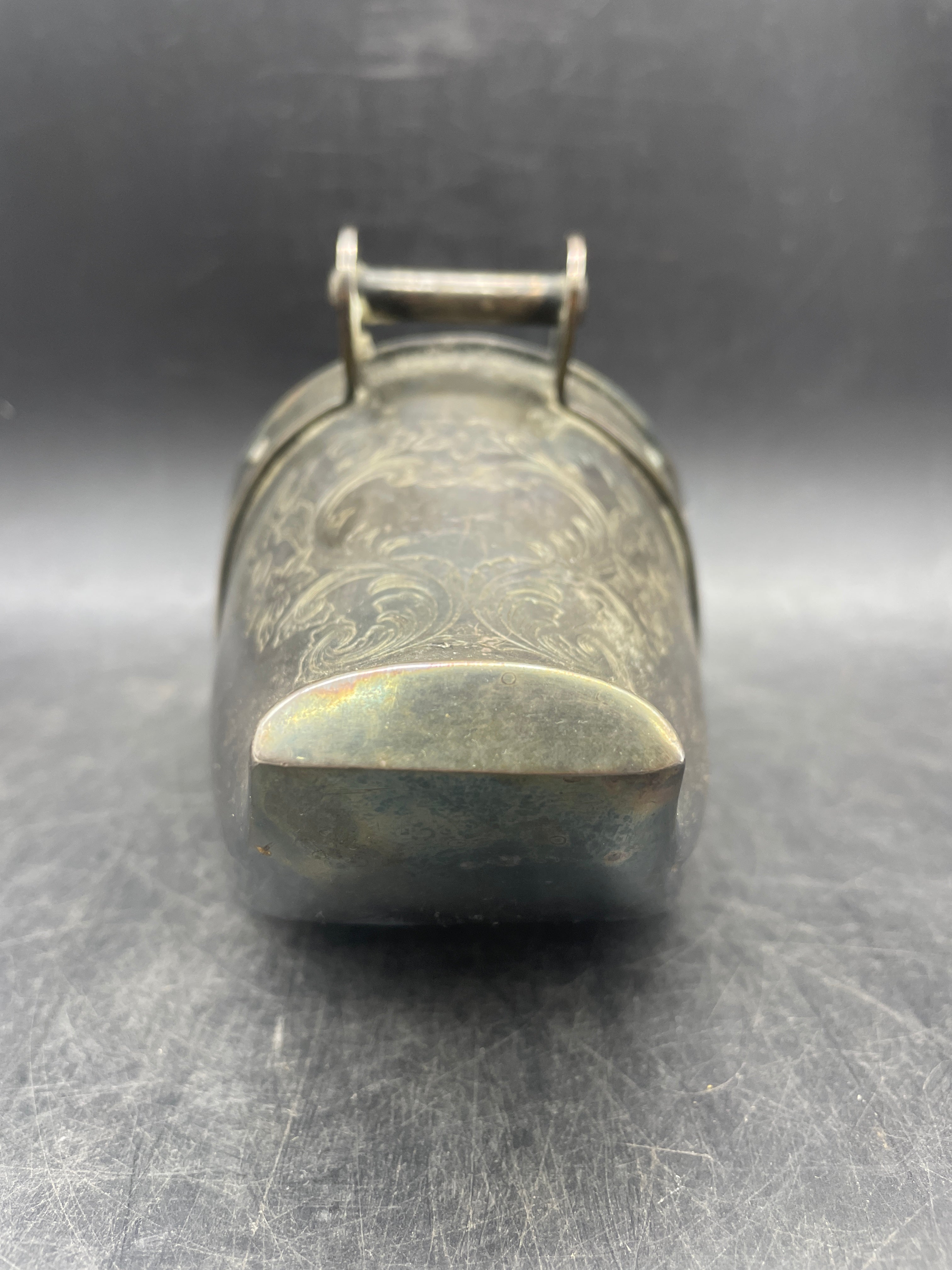 Vintage Maesa 323 Silver Plated Spanish Stirrup - Conquistador Engraved Decor