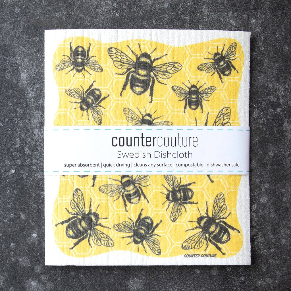 Bee Swedish Dishcloth | Eco-Friendly Reusable Kitchen Cloth