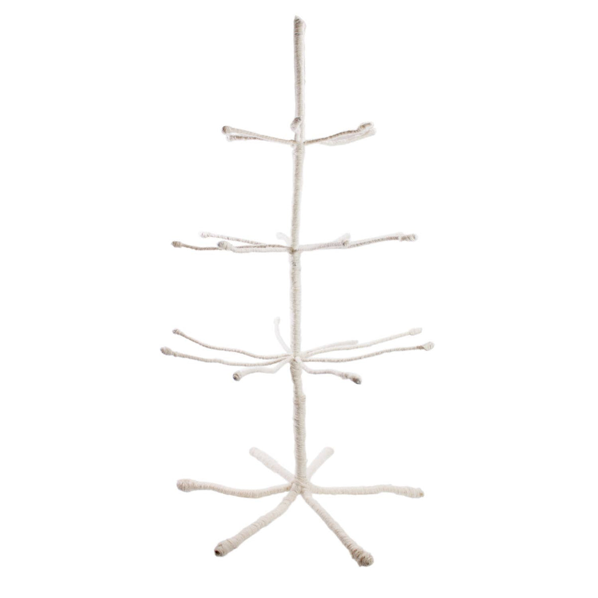 Woodland Woolie Ornament Display Tree - White, 24" Holiday