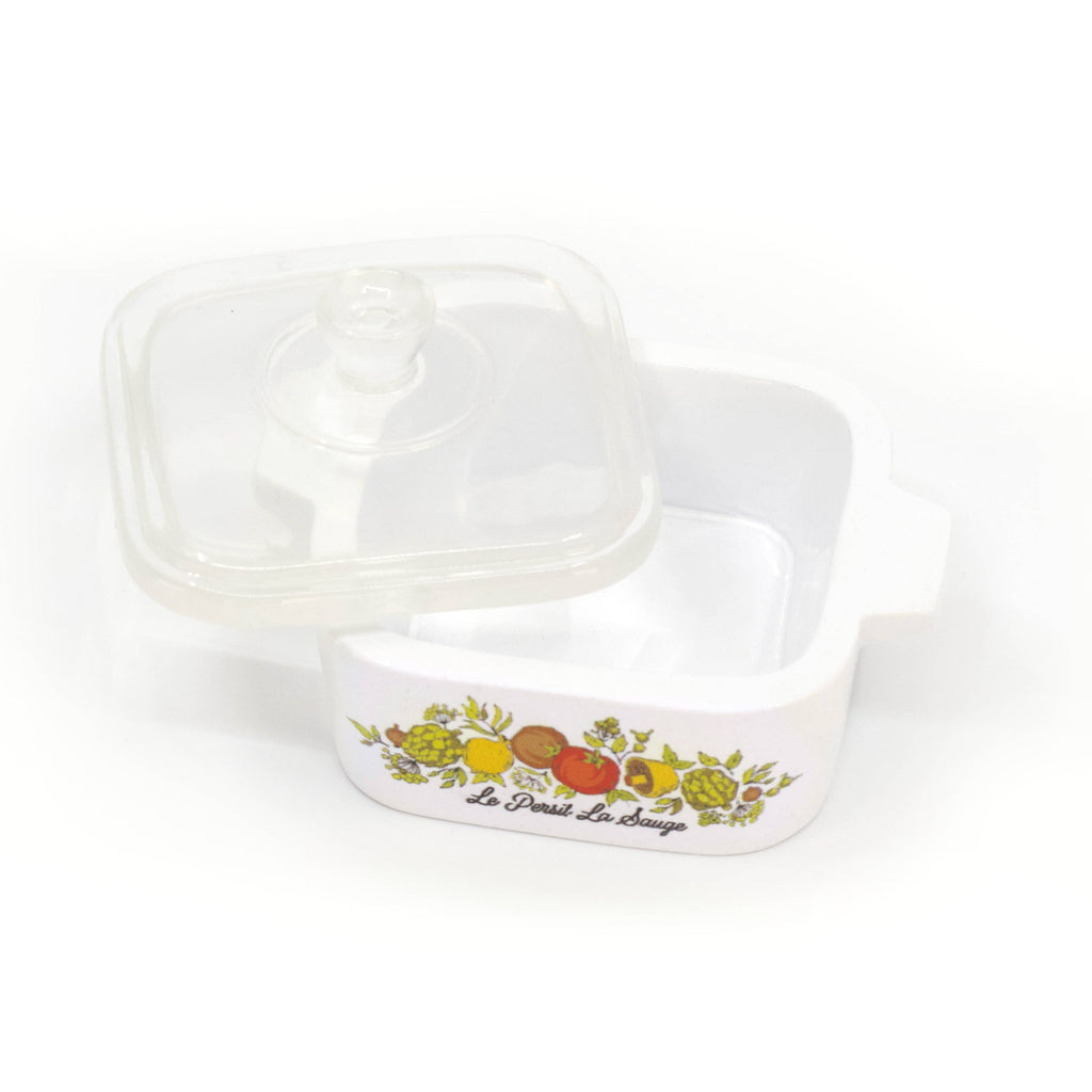 Spice of Life CorningWare Style Mini Resin Dish Trinket Box