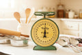 1930s Way Rite Farmhouse Kitchen Scale - Mint Green Mercantile Scale 25 lb Capacity