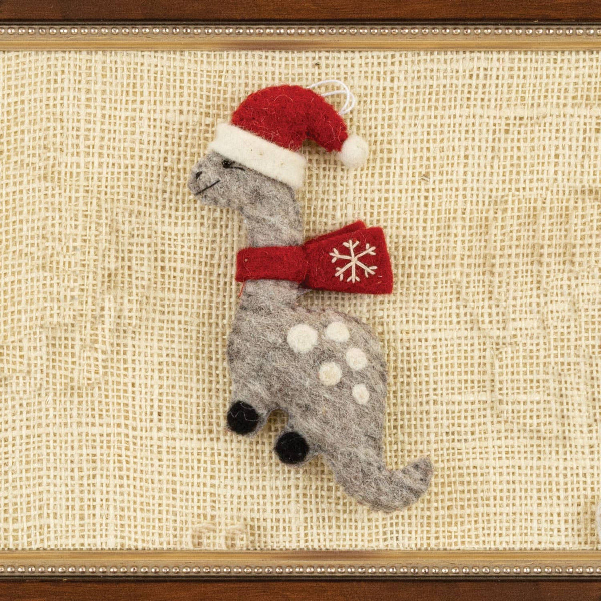 Snowflake Dinosaur Ornament | A Little Prehistoric Cheer
