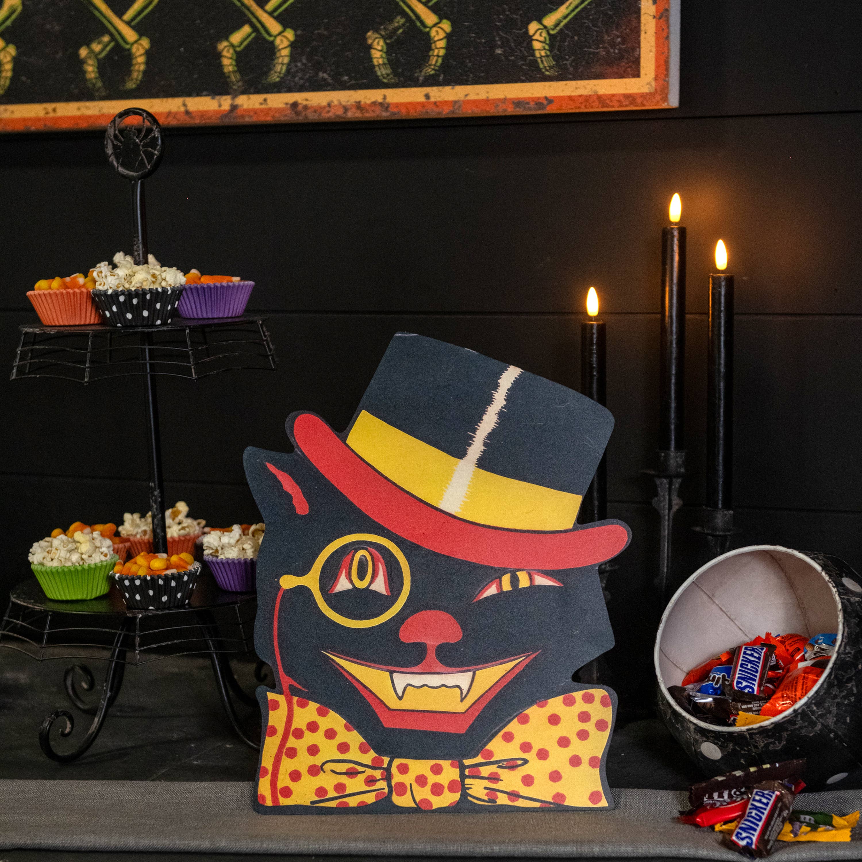 Vintage Top Hat Cat Dummy Board – Quirky Home Decor