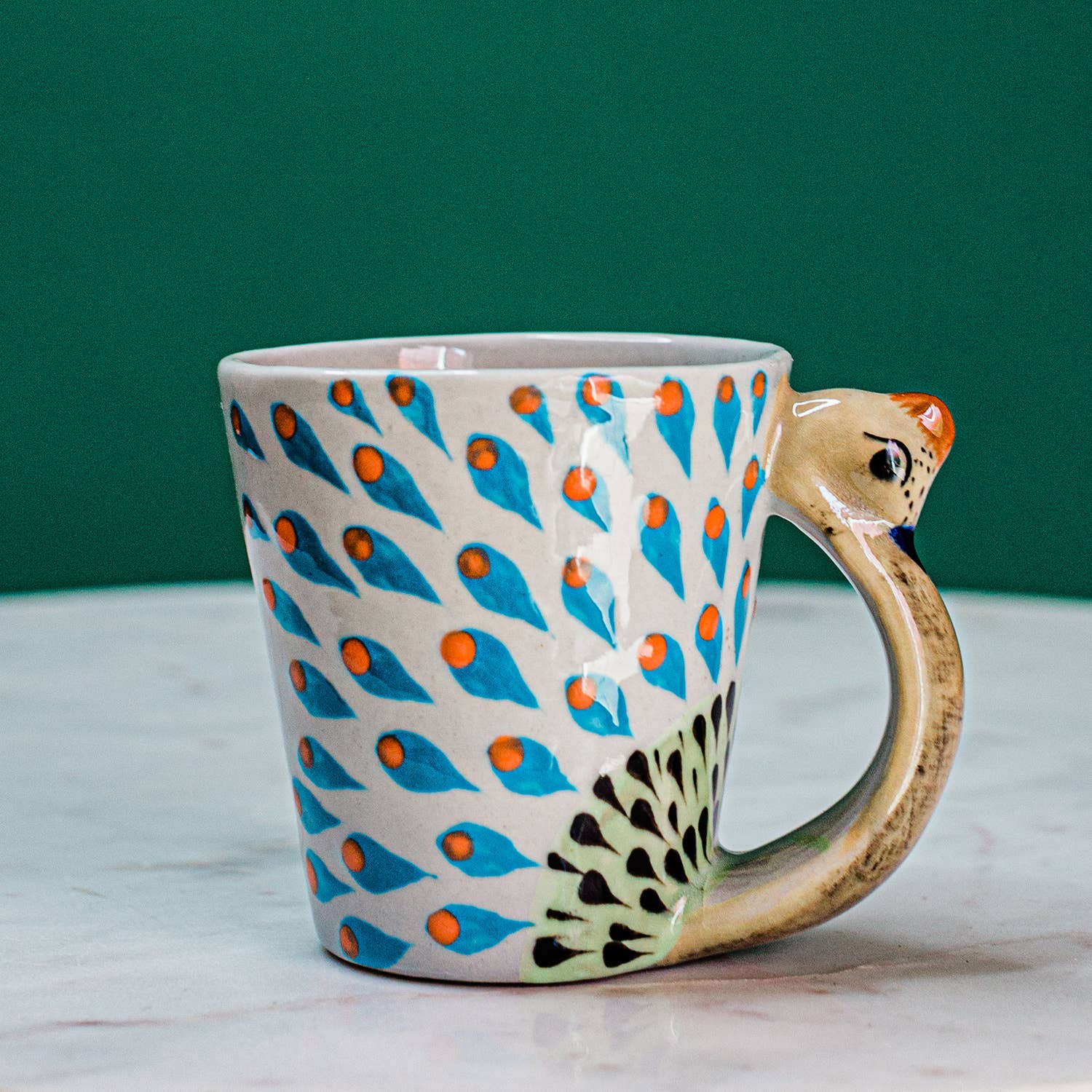 Pavo Real Peacock Coffee Mug