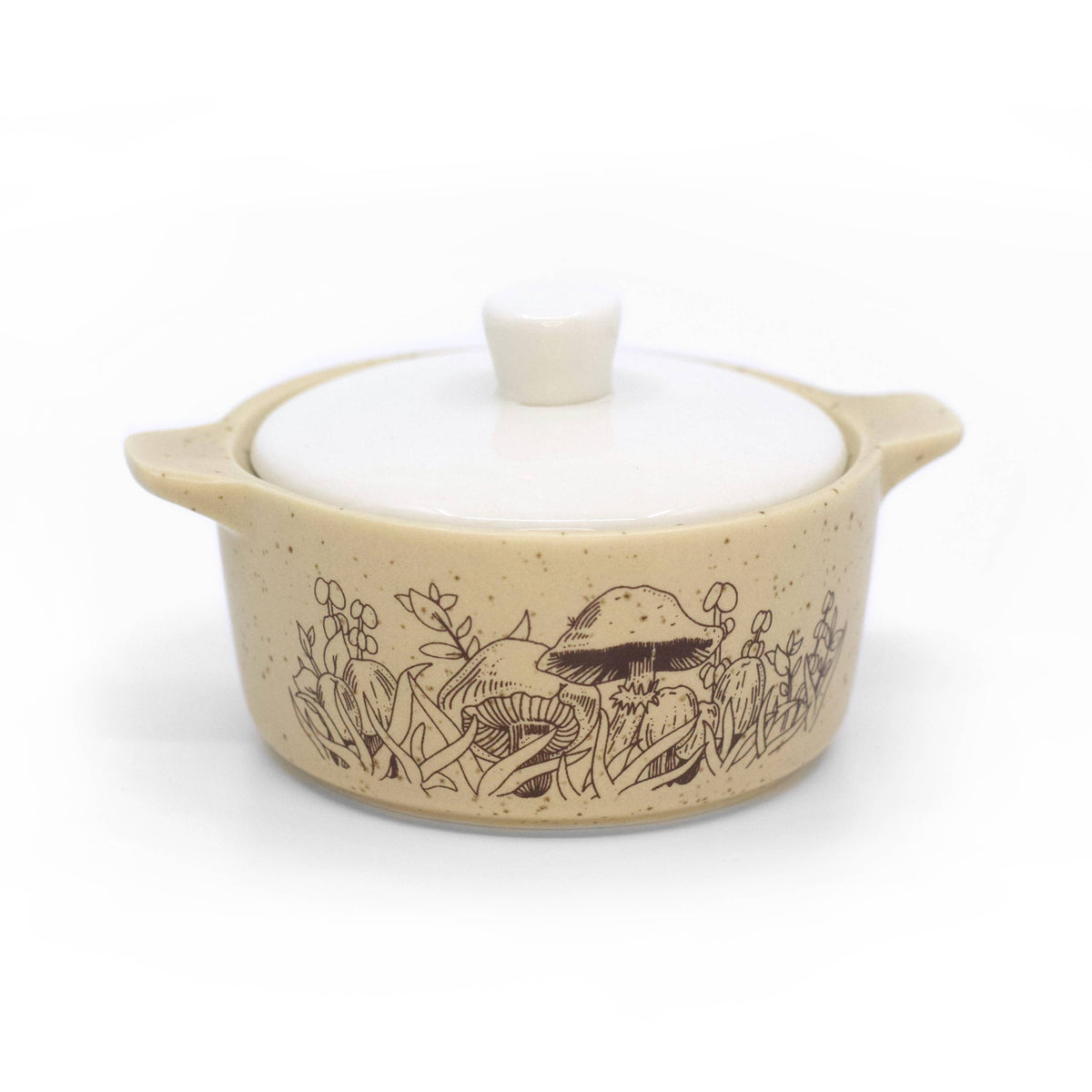 Forest Fancies Pyrex Style Mini Ceramic Casserole Trinket Box