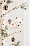 Snowflake Fox Ornament | A Little Woodland Mischief
