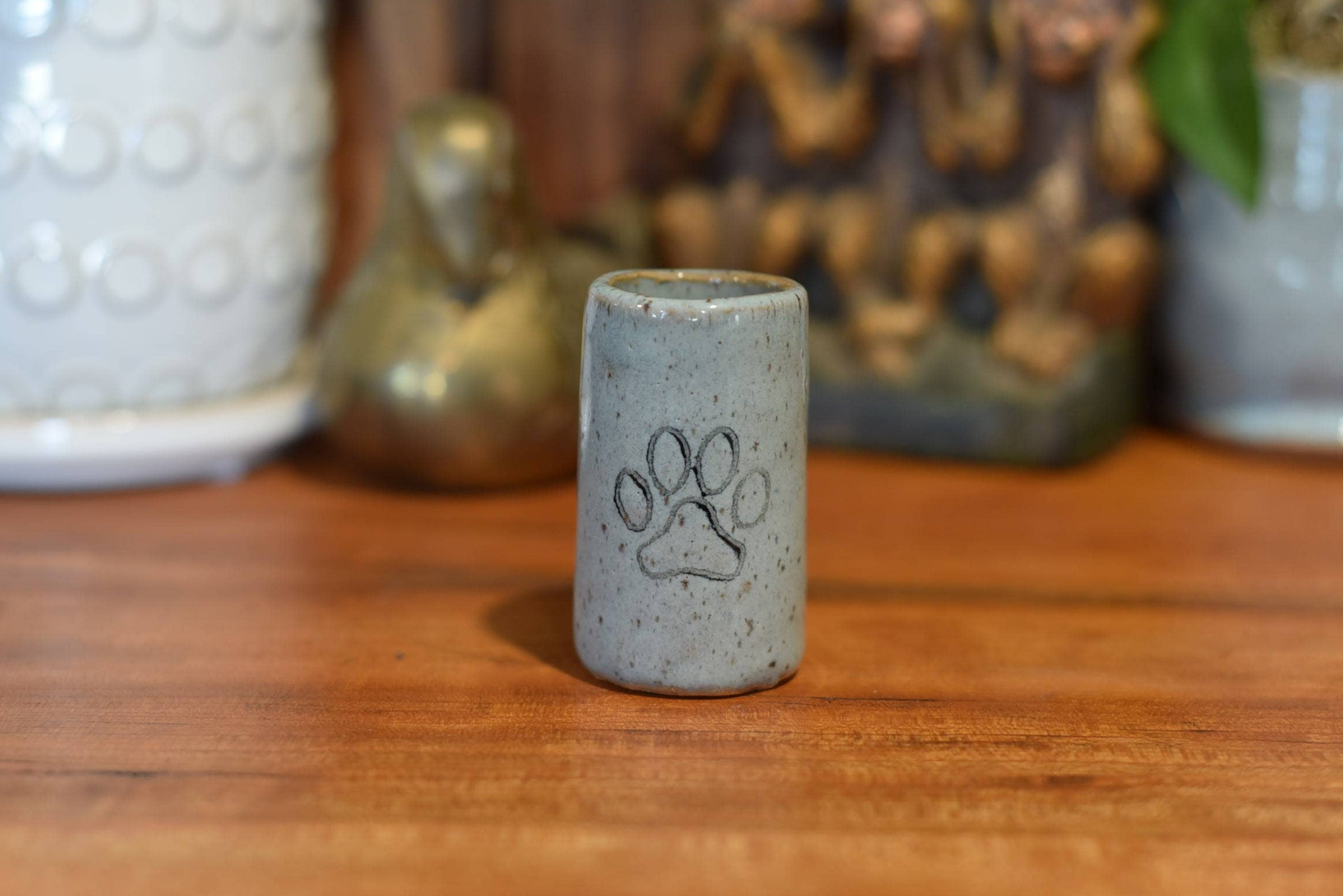 Tiny Tumbler – Pawprint | Handcrafted Ceramic