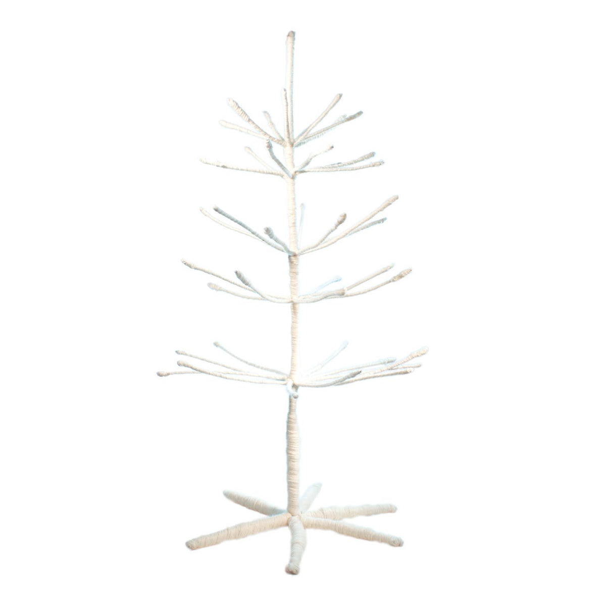 Woodland Woolie Ornament Display Tree - White, 34" Holiday