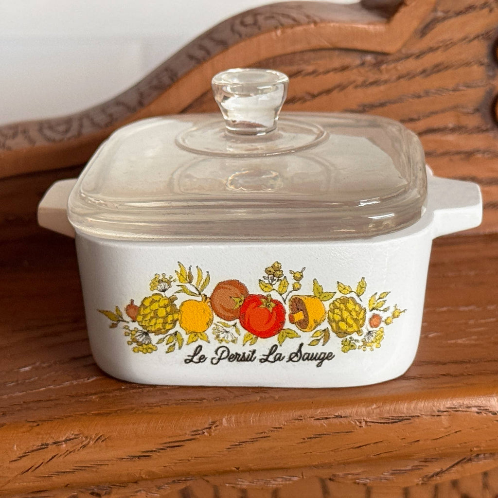 Spice of Life CorningWare Style Mini Resin Dish Trinket Box