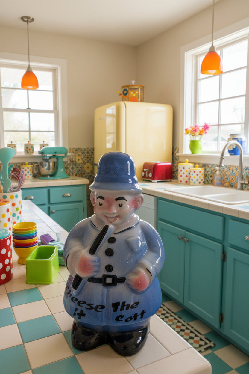 Vintage "Cheese It the Cop" Grated Cheese Shaker