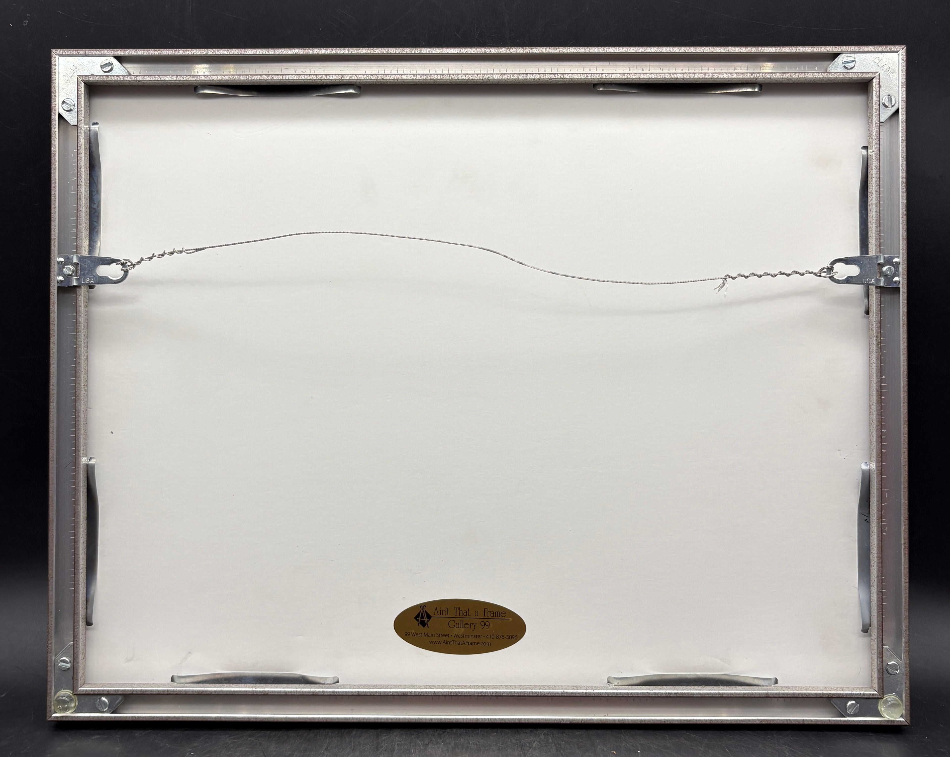 Lovely Signed Artist Print Framed 16" x 13"