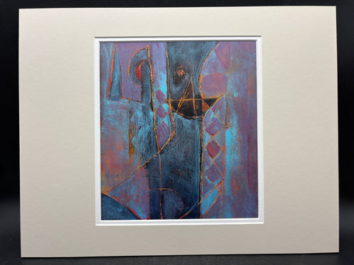 Abstract Wall Art Print Professionally Framed, Ready to Hang