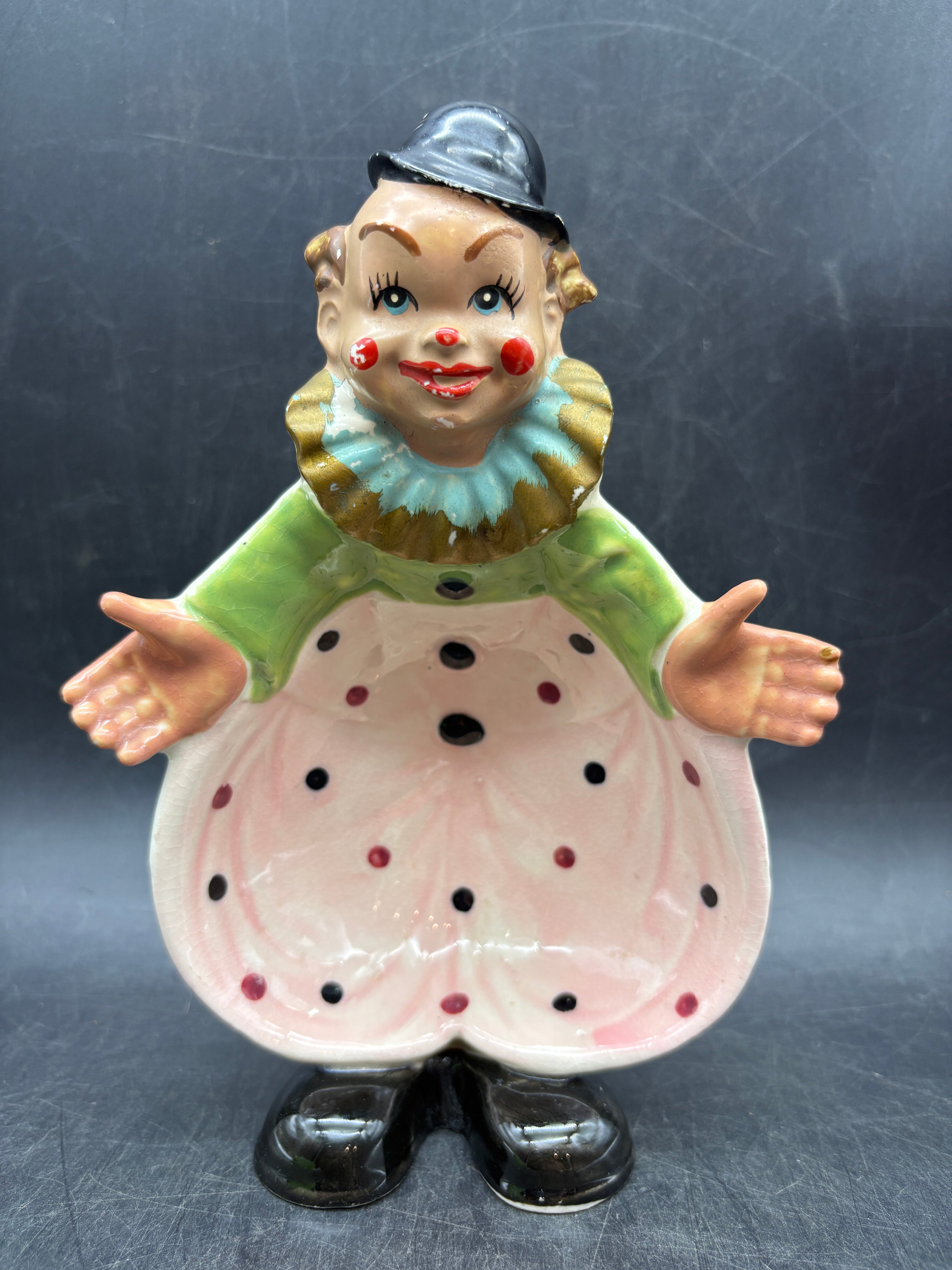 Vintage Clown Trinket Dish