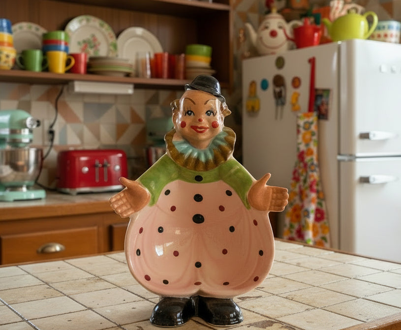 Vintage Clown Trinket Dish