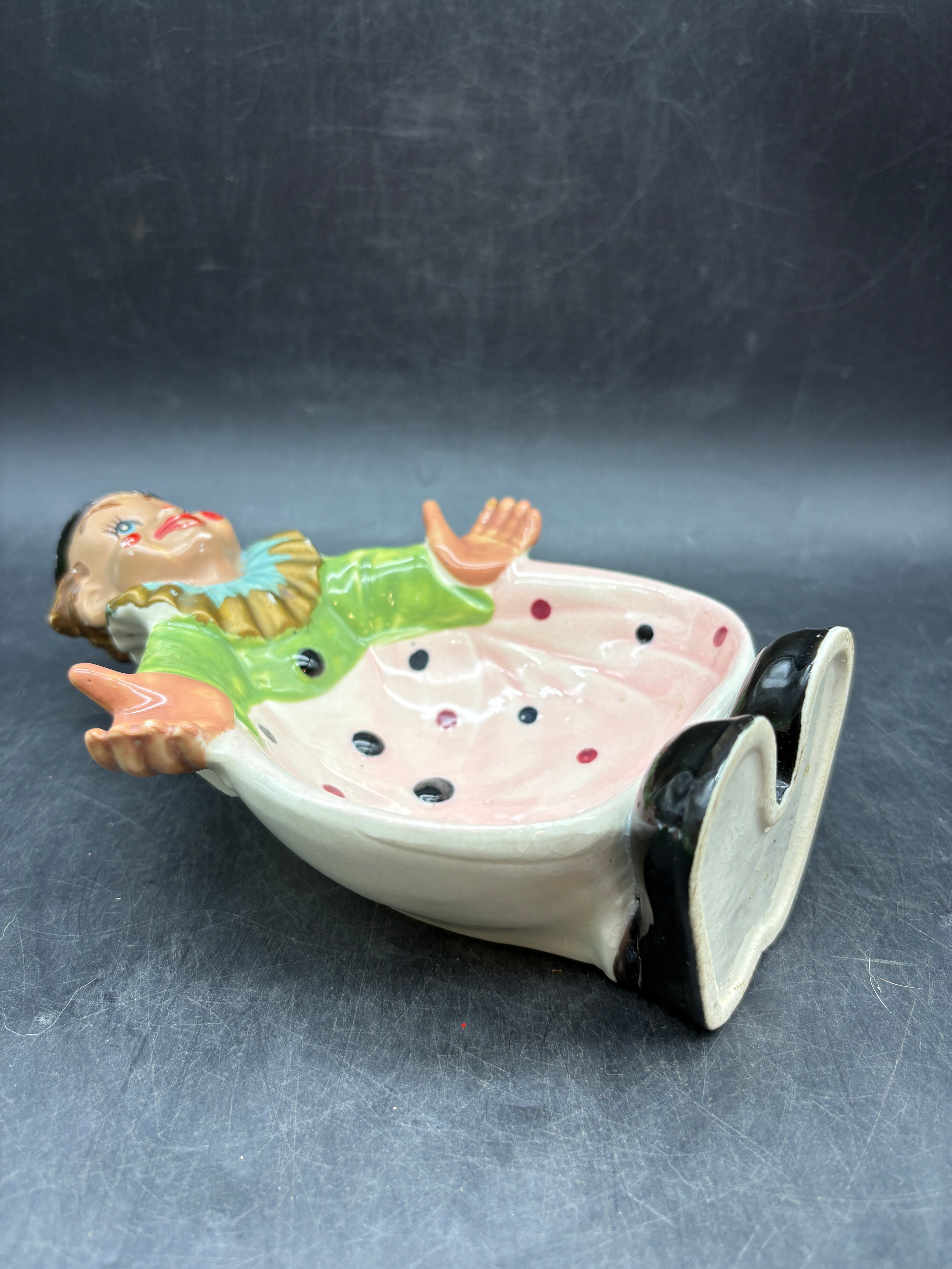 Vintage Clown Trinket Dish