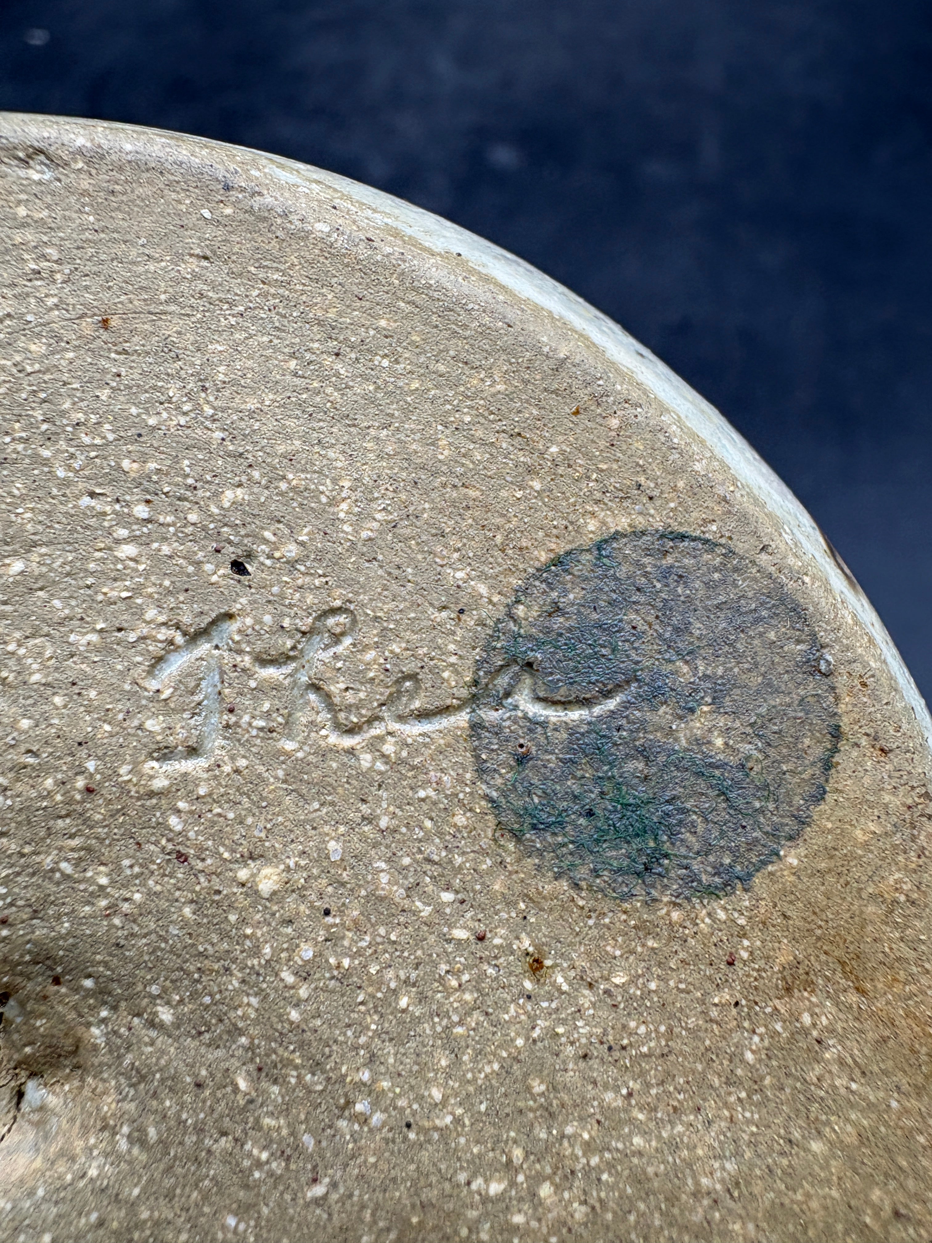 Vintage Hand Thrown Studio Art Pottery Vase Signed Thea