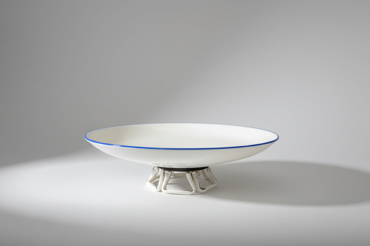 1930s Murano Vetro Incamiciato Art Glass Bowl - Italian Cased Glass