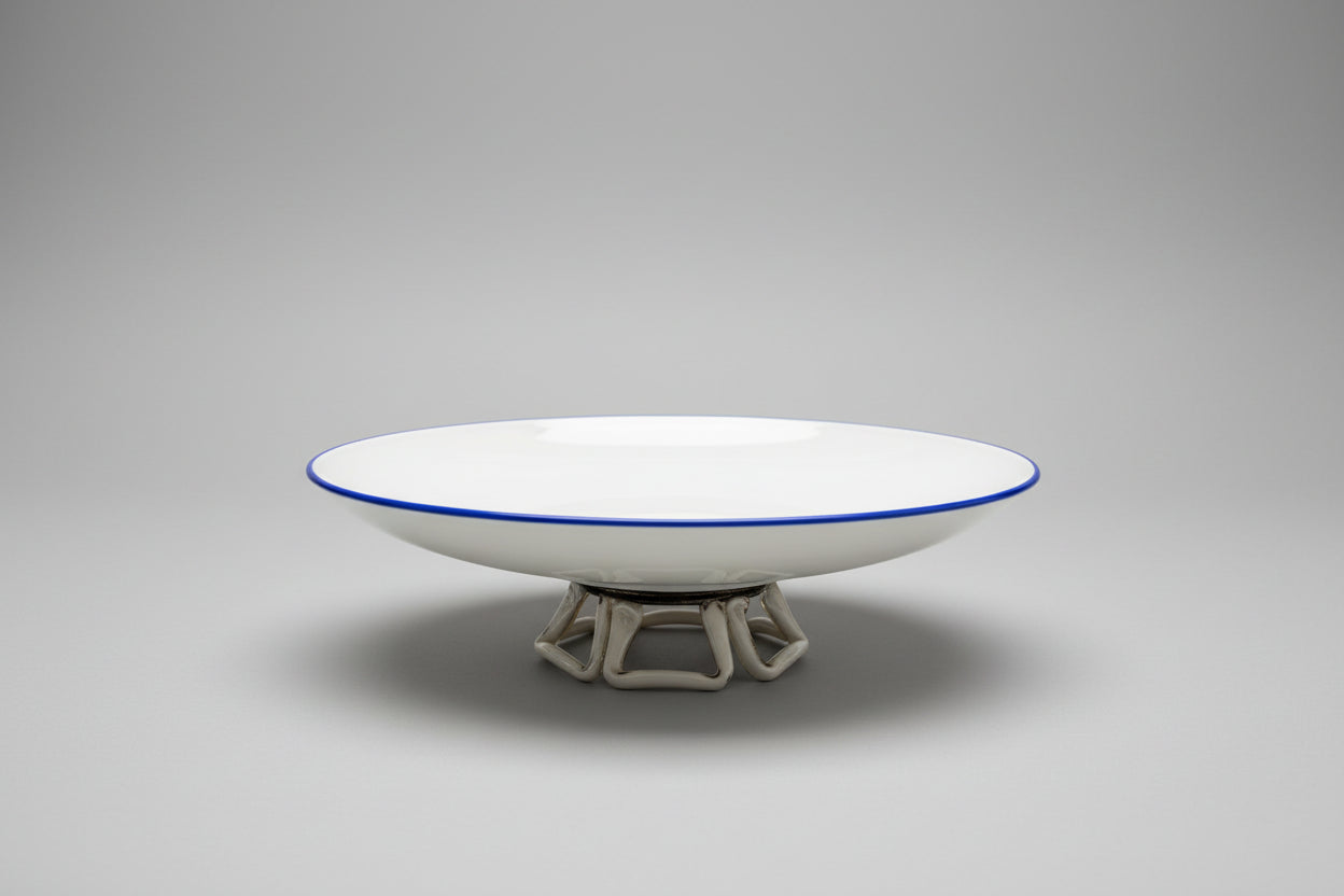 1930s Murano Vetro Incamiciato Art Glass Bowl - Italian Cased Glass