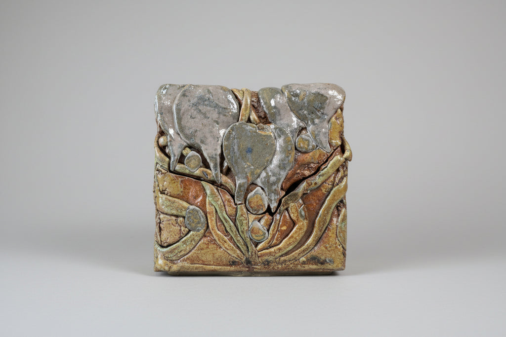 Vintage Hinged Elephant Art Pottery Box One of a Kind!