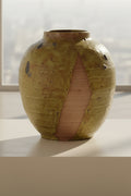 Shigaraki Style Raku Pottery Vase One-of-a-kind piece