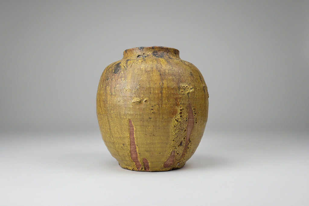 Shigaraki Style Raku Pottery Vase One-of-a-kind piece