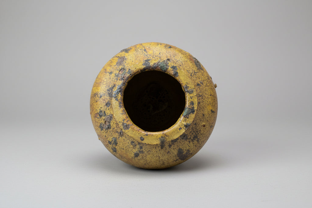 Shigaraki Style Raku Pottery Vase One-of-a-kind piece