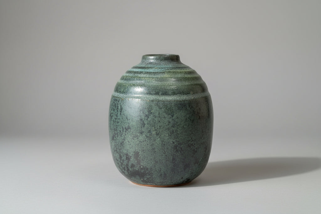 Artist Signed Mashiko Ware Style Pottery Vase