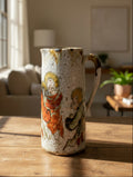 Vallauris Style Mid-Century Bird Pottery Vessel