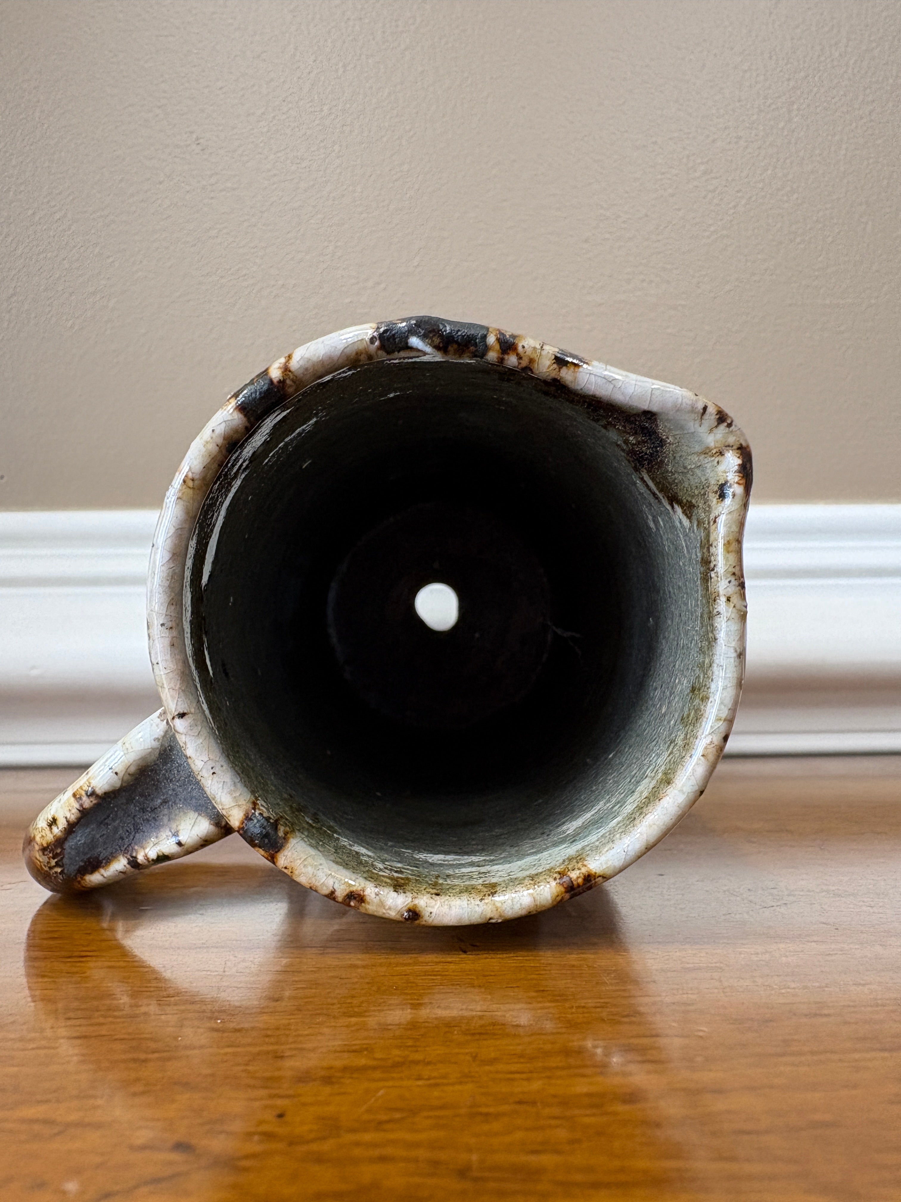 Vallauris Style Mid-Century Bird Pottery Vessel