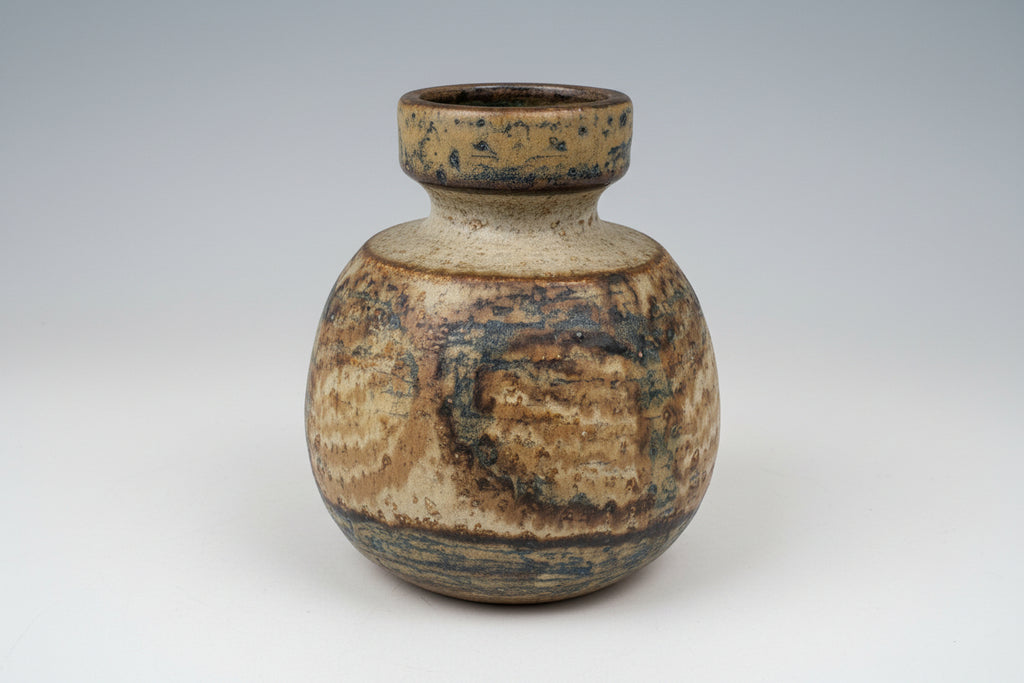 Vintage Soholm Stentoj Bornholm Denmark Pottery Vase 3232-1