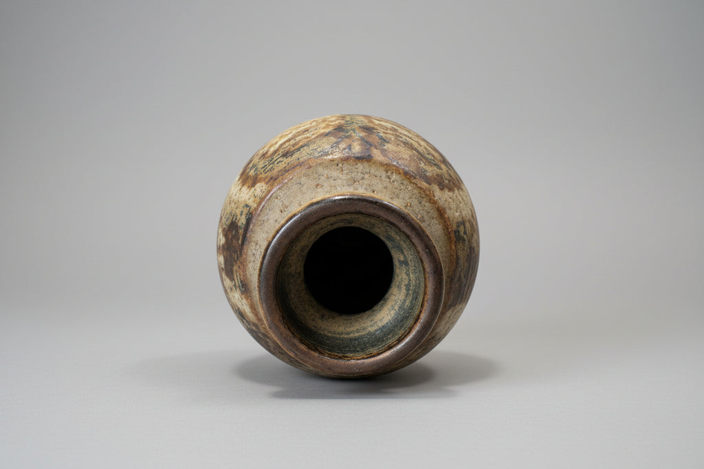 Vintage Soholm Stentoj Bornholm Denmark Pottery Vase 3232-1