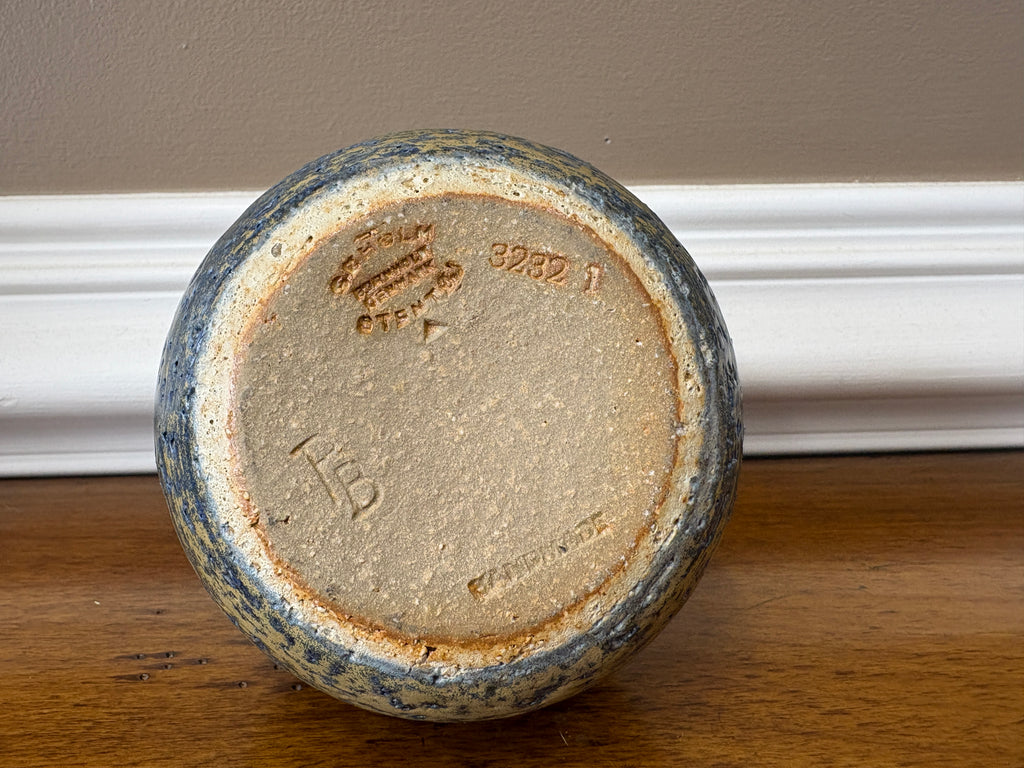 Vintage Soholm Stentoj Bornholm Denmark Pottery Vase 3232-1