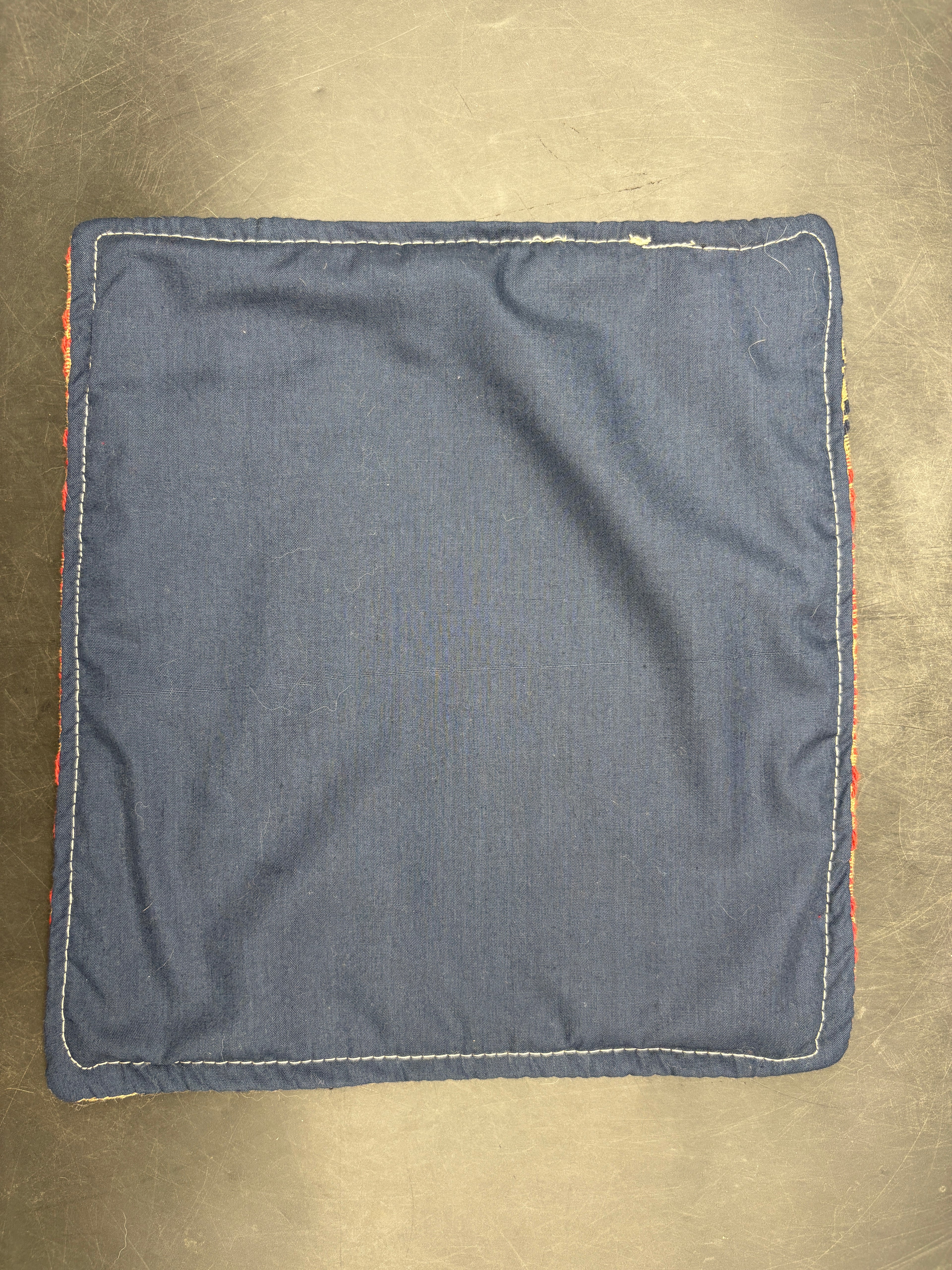 Handmade Coverlet Table Mat — 8" x 8" Vintage Quilt Square