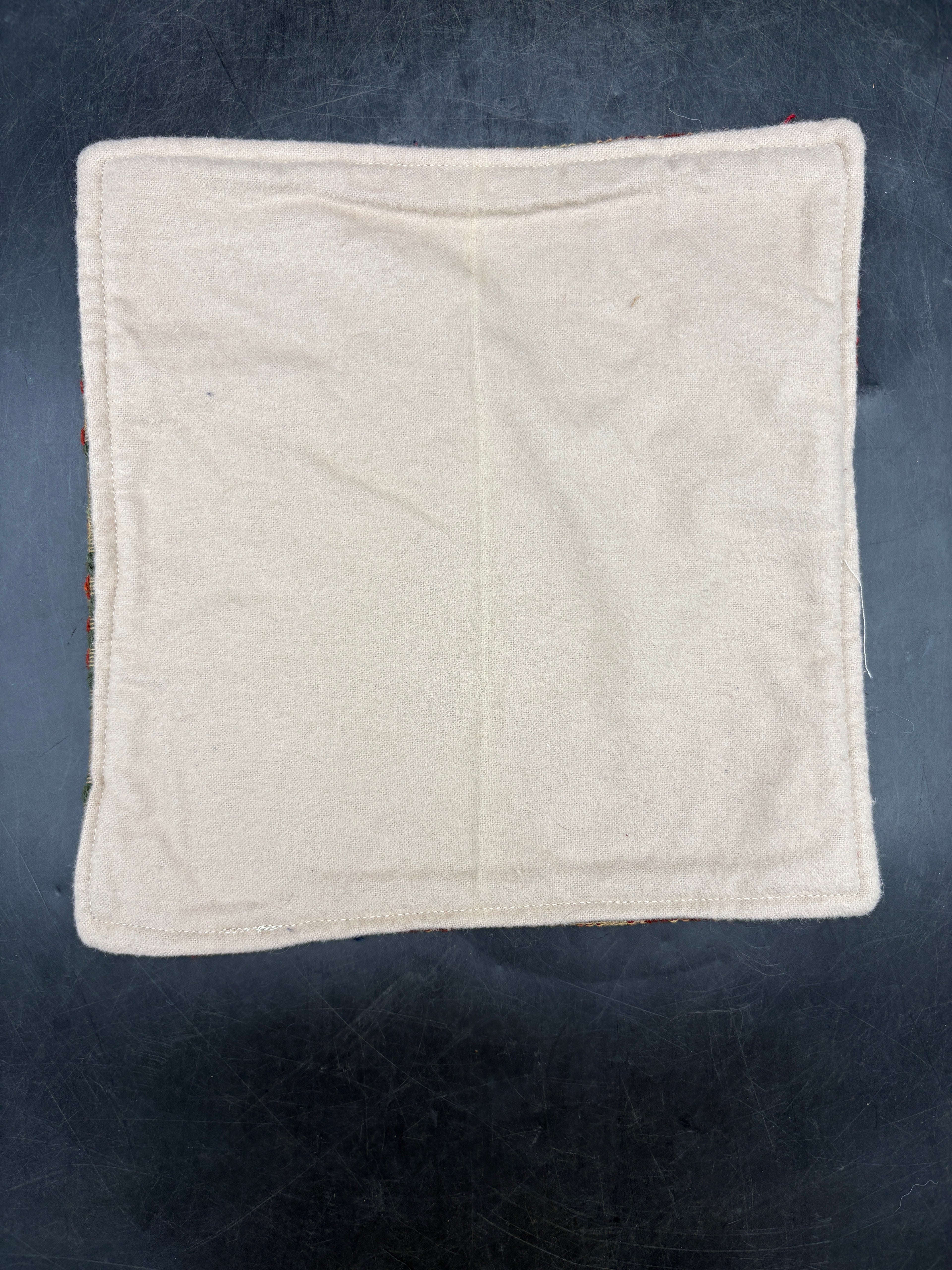 Handmade Coverlet Table Mat — 8" x 8" Vintage Quilt Square