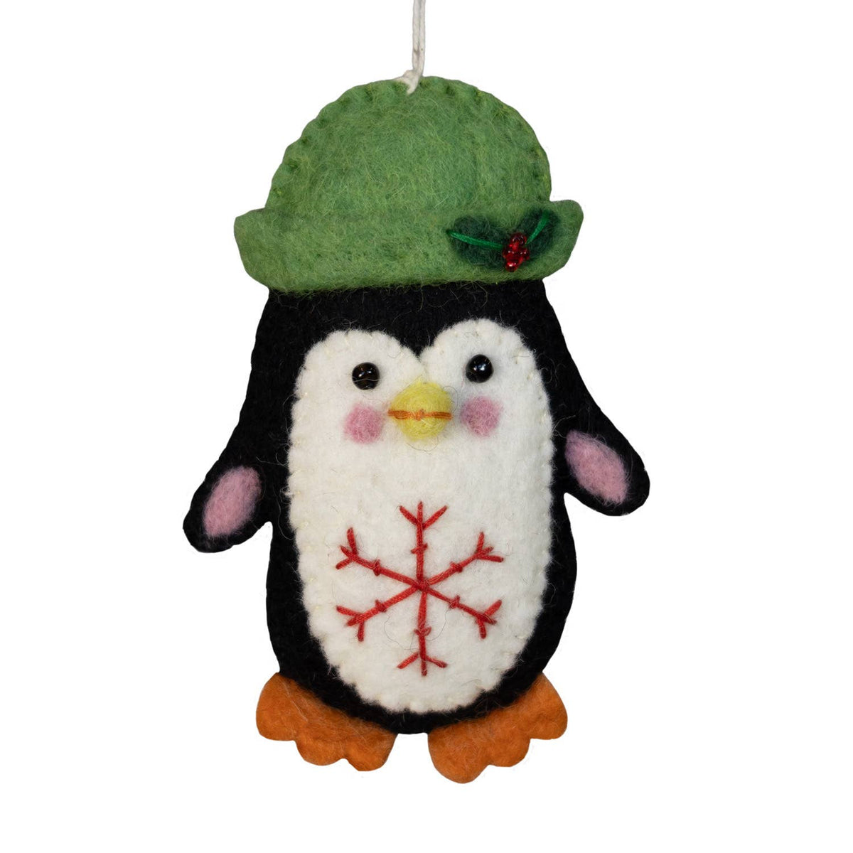 Snowflake Penguin Ornament