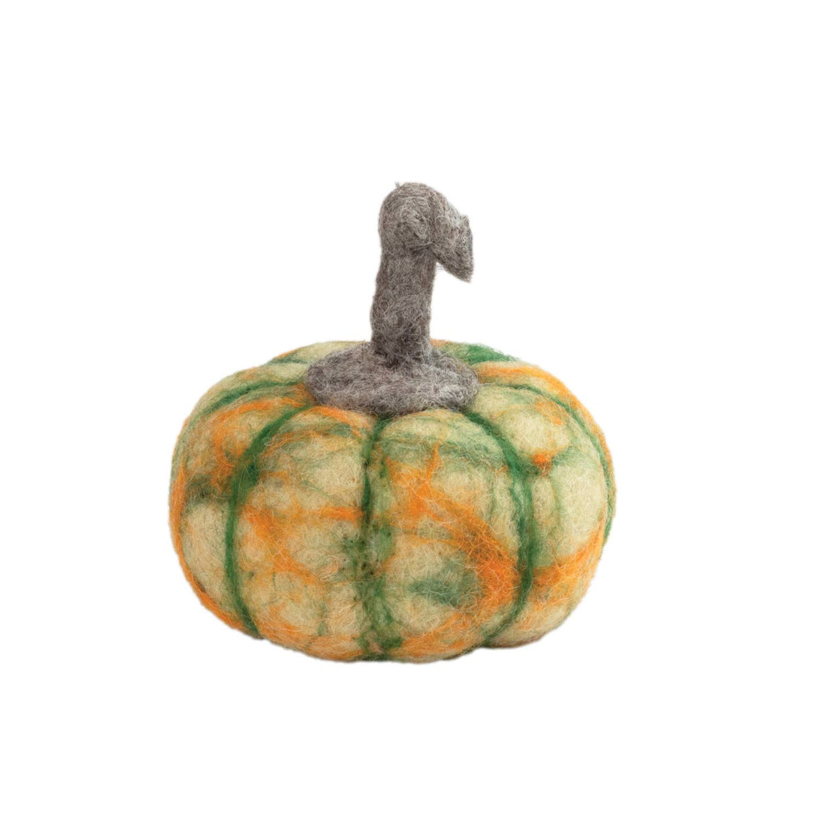 Small Autumn Cushaw Pumpkin | A Little Harvest Charm