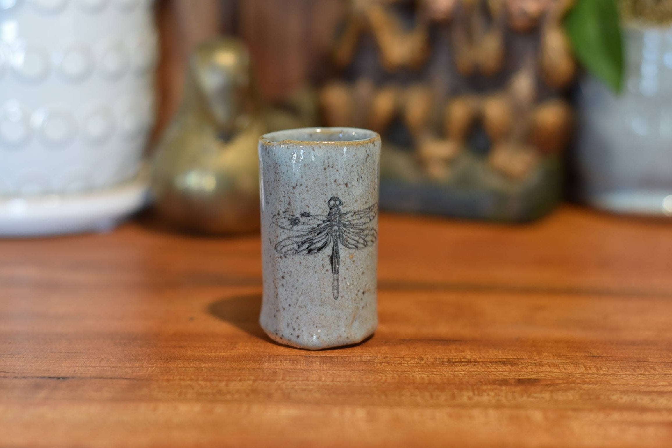 Tiny Tumbler – Dragonfly | Handcrafted Ceramic