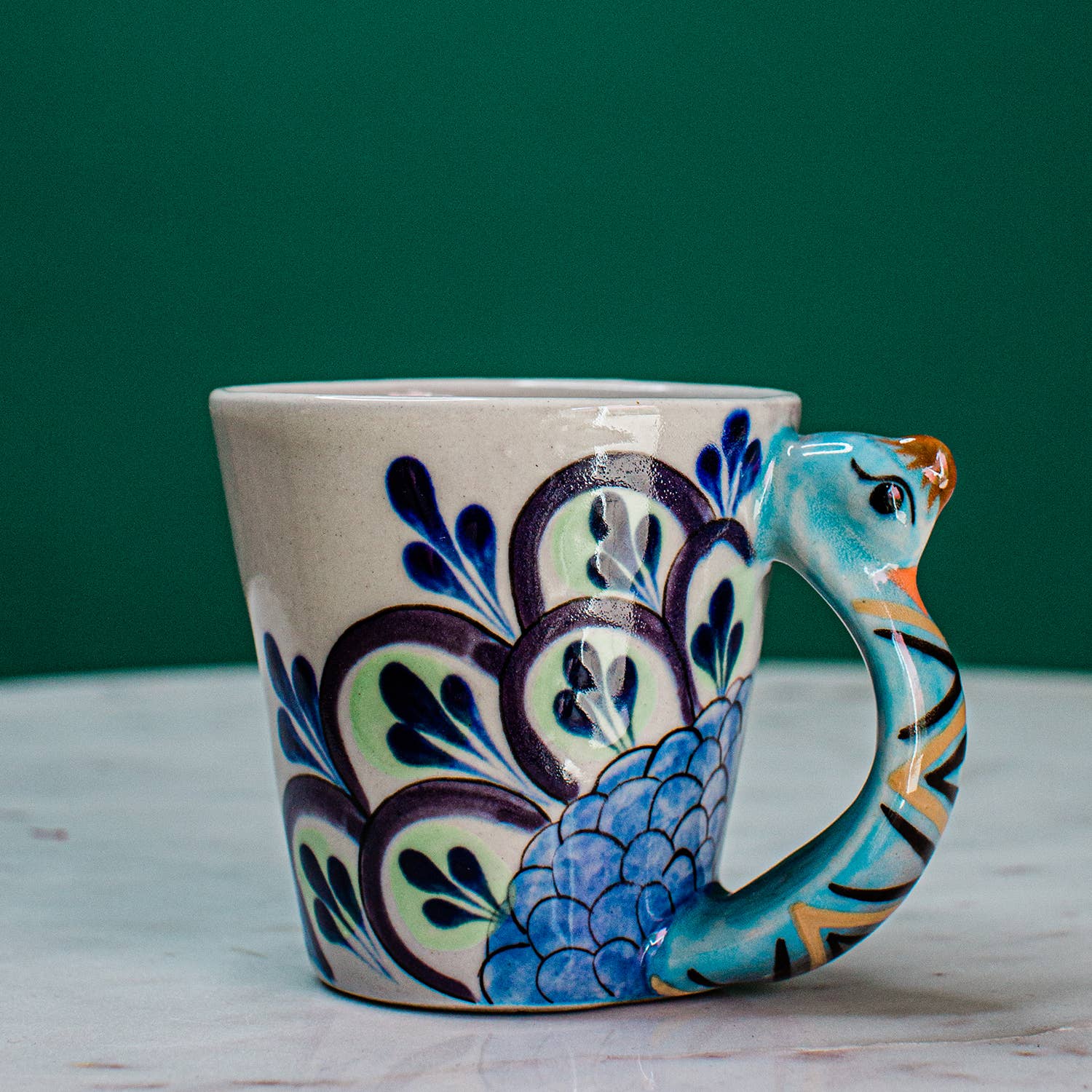 Pavo Real Peacock Coffee Mug