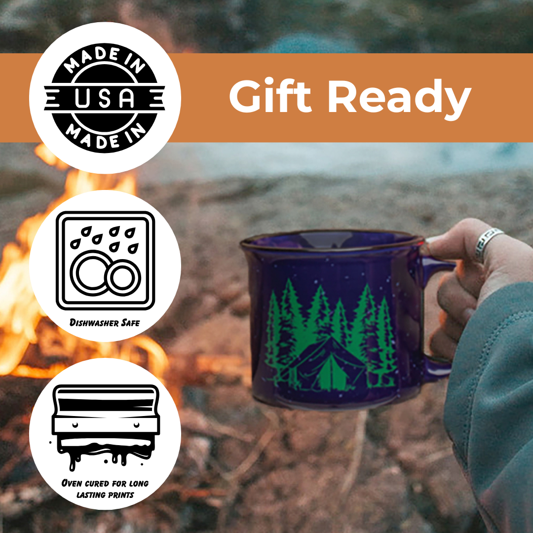 Retro Trailer Ceramic Coffee Mug — 15oz