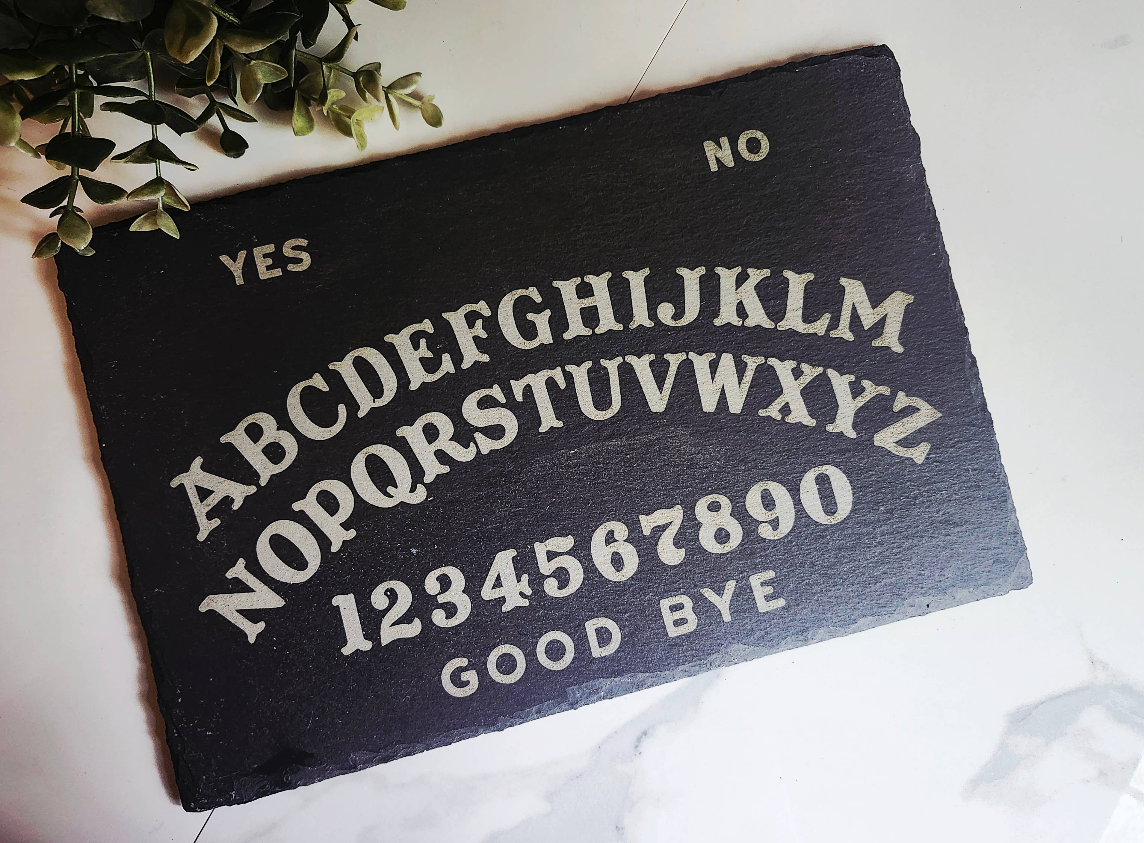 Ouija Board Slate Trivet - Witchy Kitchen Decor