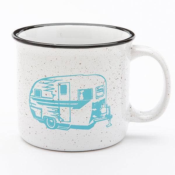 Retro Trailer Ceramic Coffee Mug — 15oz