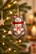 Snowflake Kitty Ornament | A Little Christmas Companion