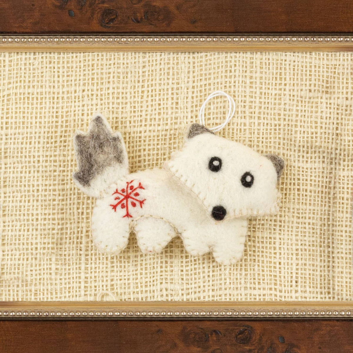 Snowflake Fox Ornament | A Little Woodland Mischief