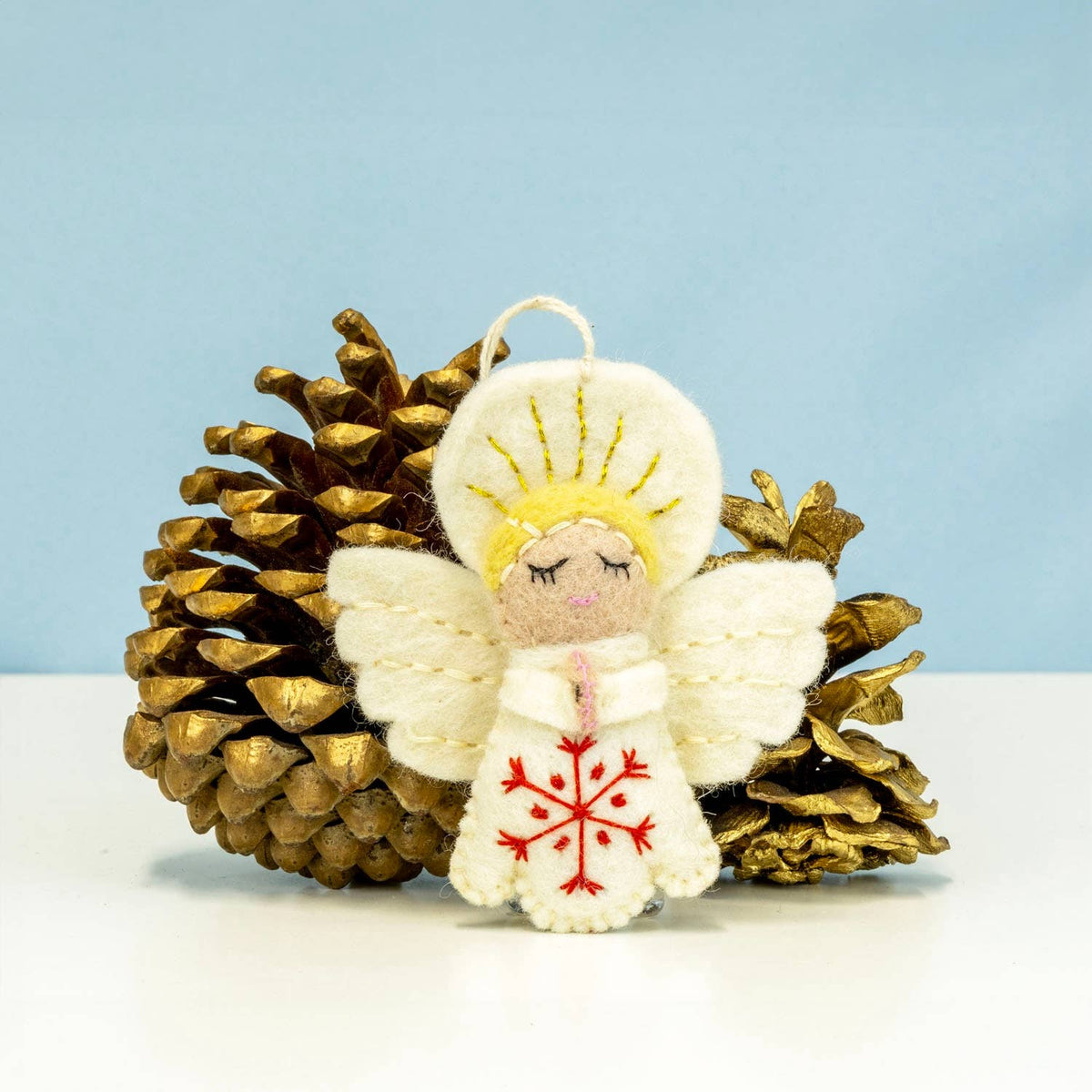 Snowflake Angel Ornament